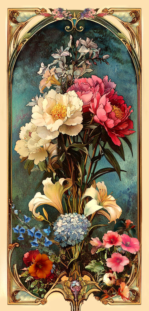 Lilies and Peonies